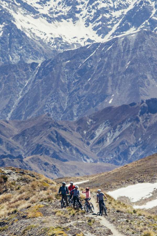 Biking at Mahu Whenua